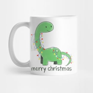 Cute Christmas dinosaur Mug